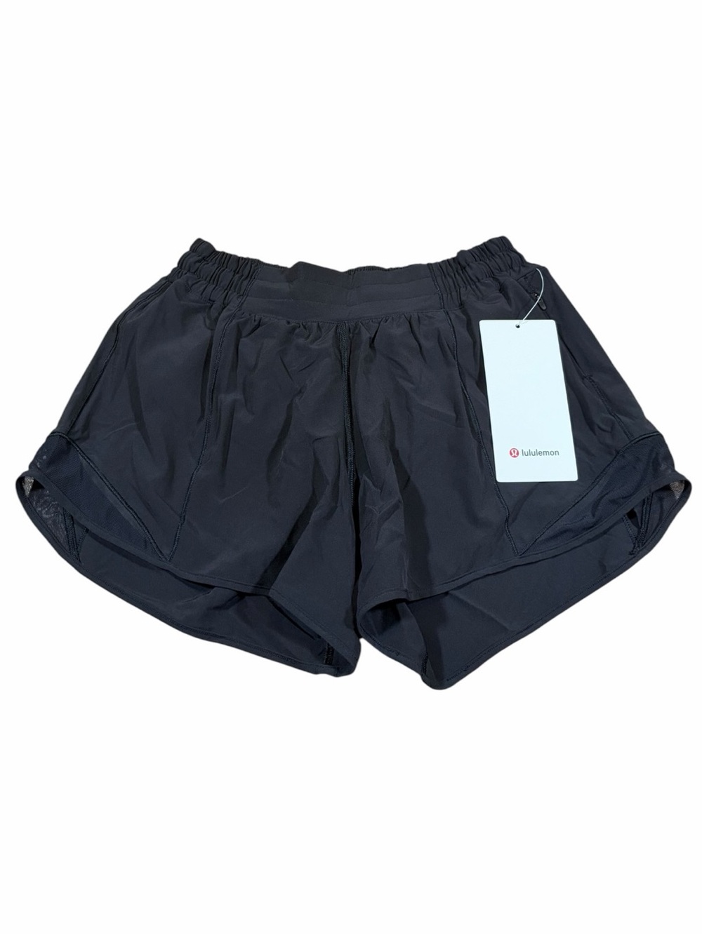 NWT Lululemon Hotty Hot Short *LR 4" (Black) Size 6
